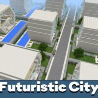 Download Futuristic City Map for Minecraft PE - Futuristic City Map for ...