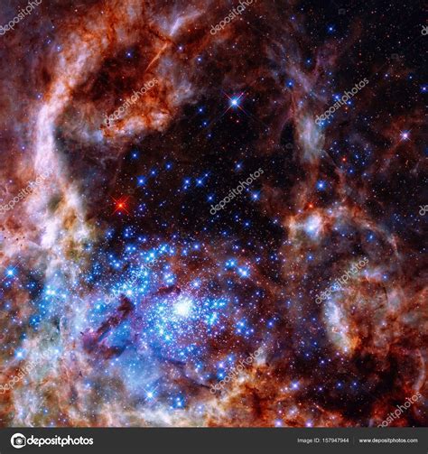 Region of the Tarantula Nebula in the Large Magellanic Cloud. Stock ...