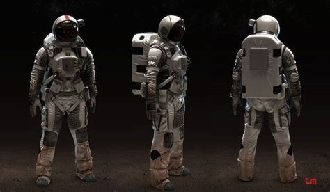 Artist Jeff Miller created this awesome futuristic space suit design ...