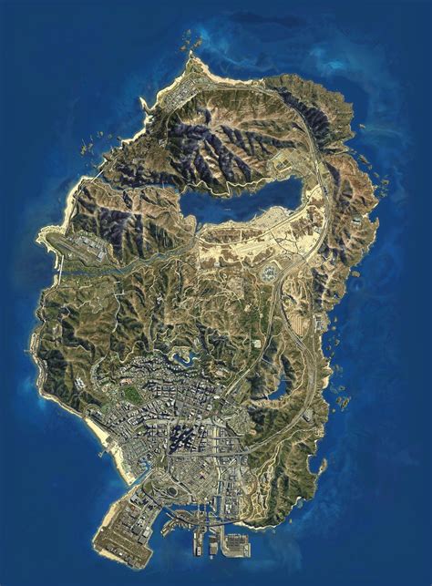 Los Santos Gta V Map