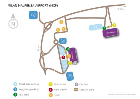 Malpensa airport terminal 1 map - Milan malpensa terminal 1 map (Lombardy - Italy)