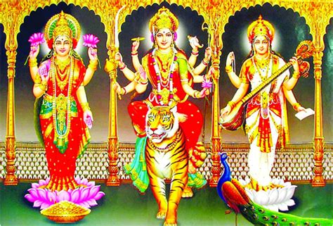 Tridevi – the three supreme Goddesses — The Indian Panorama