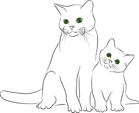 Cat Outline Drawing at GetDrawings | Free download