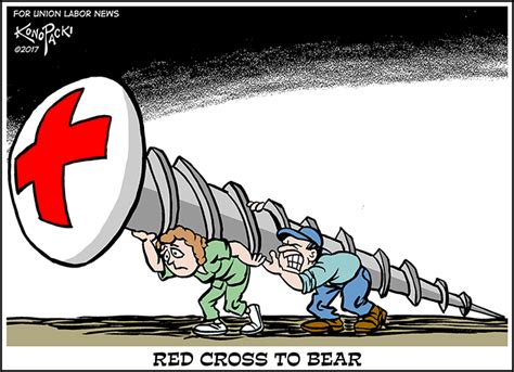 Red Cross to Bear | Huck/Konopacki Cartoons