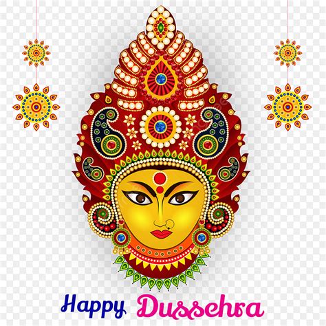 Durga Maa Vector Hd Images, Dussehra Goddess Durga Maa Navratri Greetings, Happy Dussehra, God ...