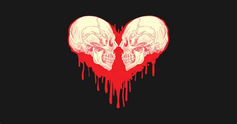 Skull Love - Skulls - T-Shirt | TeePublic