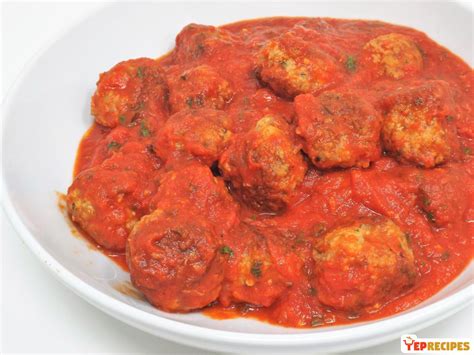 Italian Pork Meatballs Recipe | YepRecipes