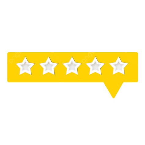 Review Five Star Transparent Vector, 5 Star Rating Symbol, Five Star Reviews Vector, 5 Star ...