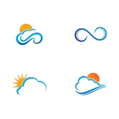 Cloud Logo Template Design Icons 13807197 Vector Art at Vecteezy