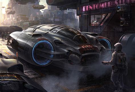 Free download | HD wallpaper: artwork, science fiction, concept art, mode of transportation ...