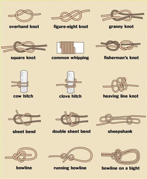 25+ bästa Types of knots idéerna på Pinterest | Knopar, Makraméarmband och Fiskeknutar