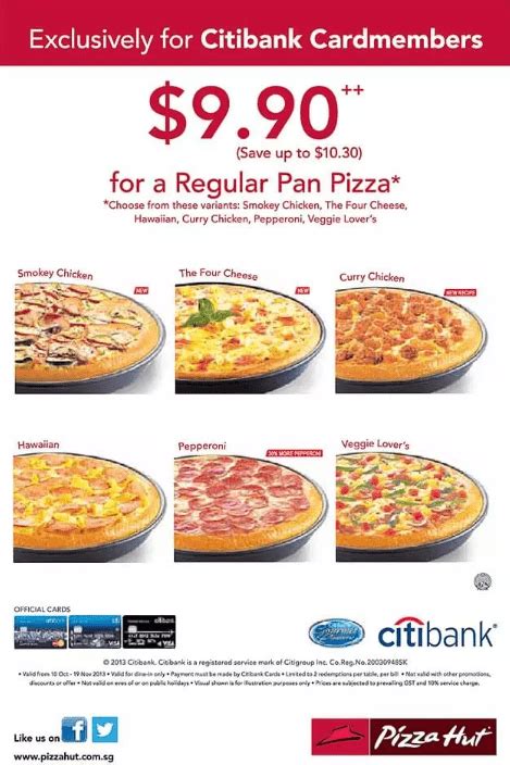 Pizza Hut Menu Singapore Latest Price 2024