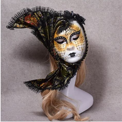 Aliexpress.com : Buy High grade painted art collection handmade mask Venice Halloween party full ...