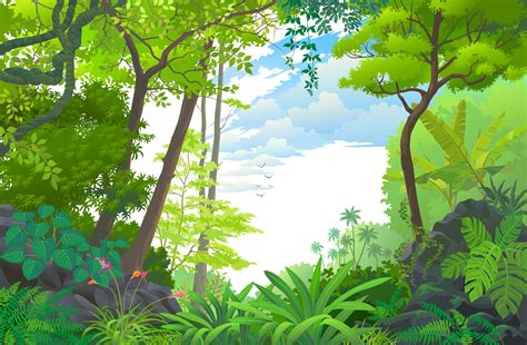 Cartoon Forest Background Portrait - Forest Cartoon Rendering에 대한 이미지 검색결과 | Bodewasude