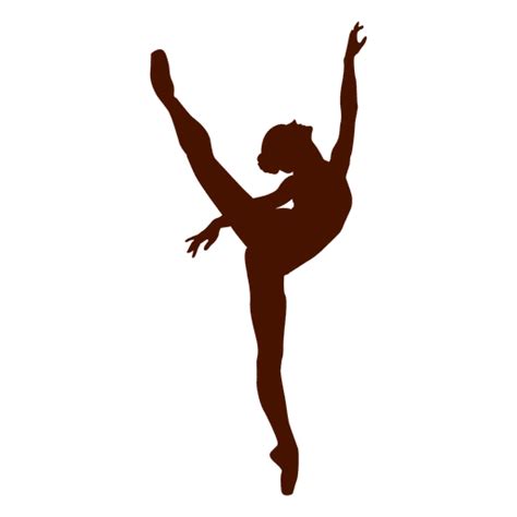 Dancer pose silhouette - Transparent PNG & SVG vector file