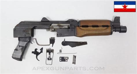 Zastava MDL PAP M92P AK-47 Parts Kit, 10" Original Populated Barrel, Modified Carrier, 7.62x39 ...