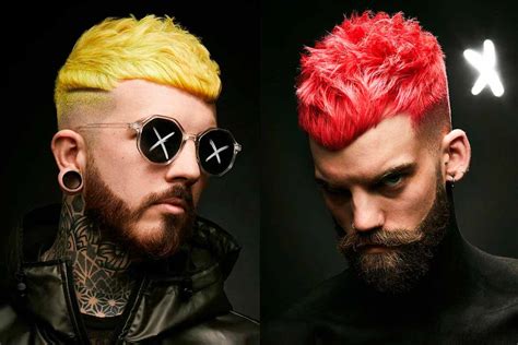 Crazy Hair Color Men