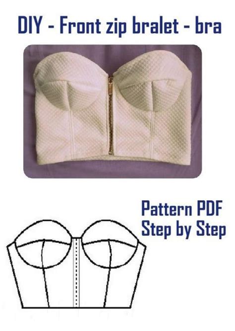 Free Bra Sewing Pattern This Video Share The Full Process Of How To Create A Bra Pattern With My ...