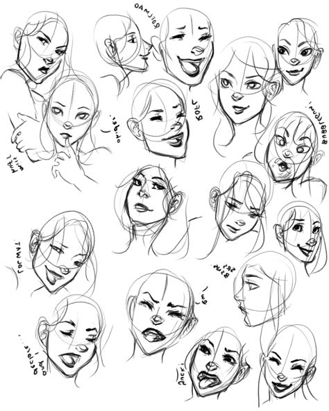 Facial Expressions Drawing at PaintingValley.com | Explore collection of Facial Expressions Drawing