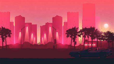 Download Synthwave Wallpaper