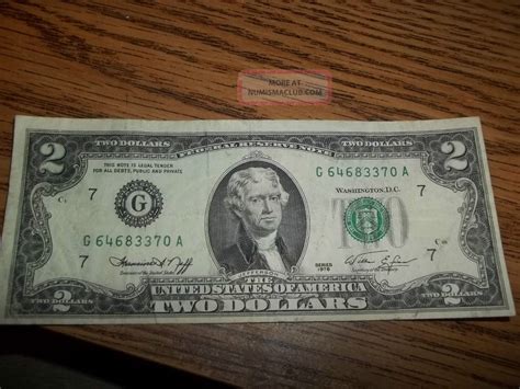 1976 2 Dollar Bill