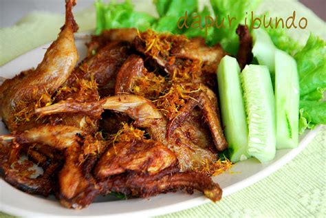 dapur ibundo: Puyuh goreng berempah