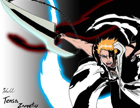 Ichigo True Tensa Zangetsu by Kasake21 on DeviantArt