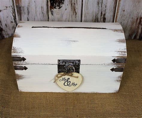 Card Box Wedding Card Box White Shabby Chic Card Box - Etsy