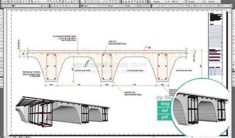 Waffle Slab Cross Section and it’s Reinforcement Details – Engineering Feed