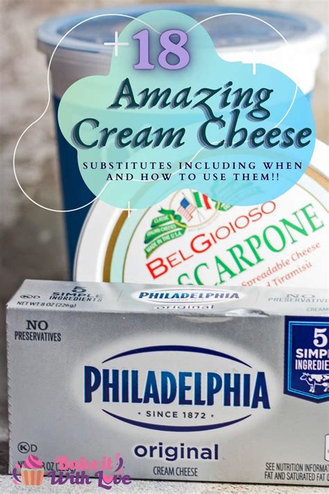 Cream Cheese Substitute (18 of the Best Substitutes!) | Bake It With Love