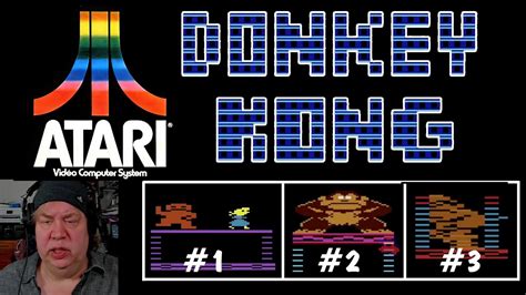 ATARI 2600 Donkey Kong - THREE different version - Original & REMAKES - WOW! - YouTube