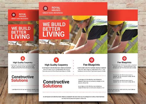 Contractor Flyer Template - 23+ Free & Premium Designs Download