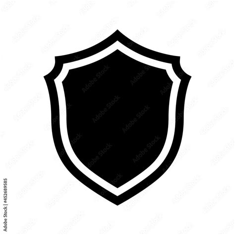 Shild icon vector. Defence illustration sign. Armor symbol. protection logo. security mark ...