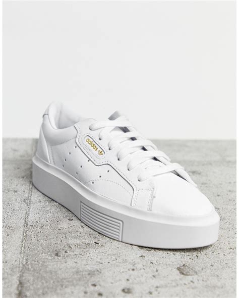 adidas Originals Sleek Super in White | Lyst