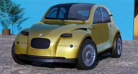 Citroën 2CV Independent Design Study Proposes A Minimalist Electric ...