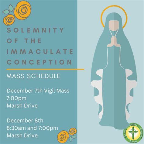 Solemnity of the Immaculate conception — Saint Patrick Church