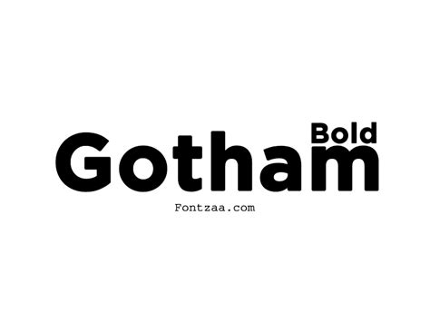 Gotham Bold Font - Fontzaa - Fonts Free Download