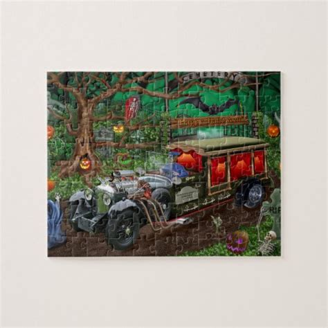 GRAVEYARD GHOST TOURS JIGSAW PUZZLE | Zazzle.com