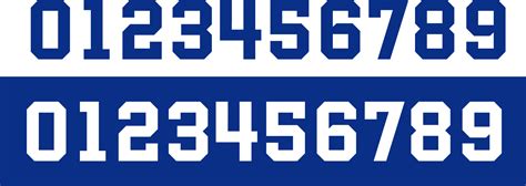 Athletics Graphics - Uniform Numbers - Hamilton College