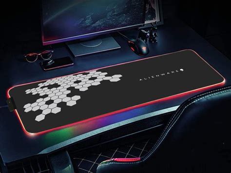 RGB Gaming Mouse Pad,Large Extended Soft Led Mouse Pad ,Non-Slip Resistant Rubber Computer ...