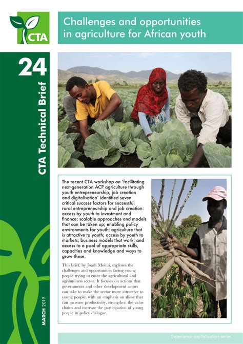 (PDF) Challenges and opportunities in agriculture for African youth