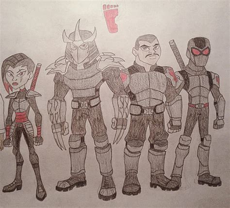 TMNT Group 3 (The Foot Clan) by jebens1 on DeviantArt