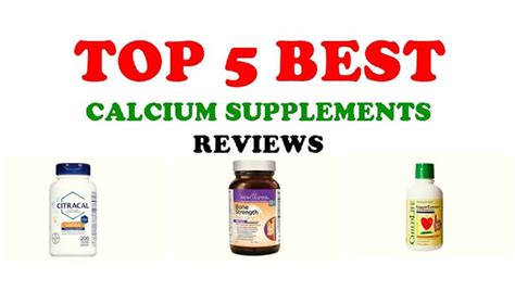 Best Calcium Supplements – Top 10 Brands Reviewed for 2019 - Nogii