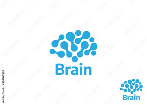 Abstract human brain logo. Business vector logo. Brain, Creative and learning icons Stock Vector ...