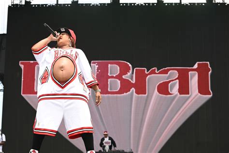 Da Brat Shows Off Her Baby Bump While Performing