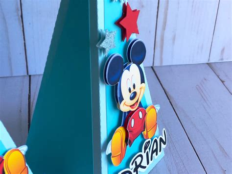 Personalized Mickey Mouse favor box Disney Mickey mouse 1st | Etsy