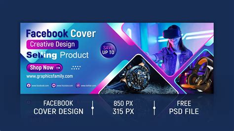 Facebook Cover Template Psd