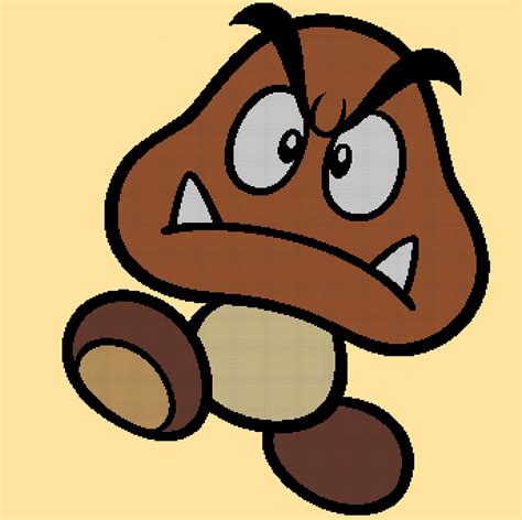 Goomba Pixel Art