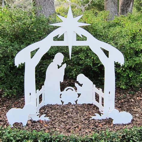 Outdoor Nativity Set | Plastic Outdoor Nativity Set