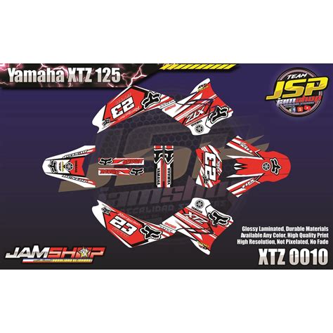 Yamaha XTZ 125 Full Set Decals | Shopee Philippines